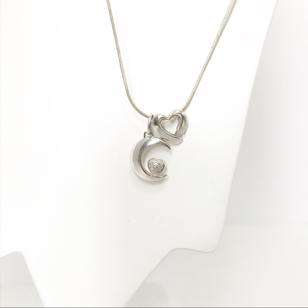 10k white gold necklace - Picture 6 of 6